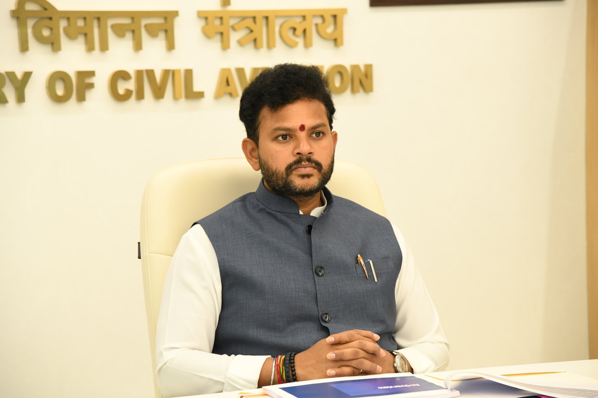Civil Aviation Minister K RamMohan Naidu chairs review meeting to assess progress made by AERA
