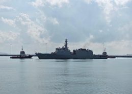 INS Sunayna reaches Singapore’s Changi Naval Base under MAHASAGAR vision
