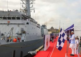 Union MoS (Defence) Sanjay Seth flags off INS Sunayna, Offshore Patrol Vessel of Indian Navy