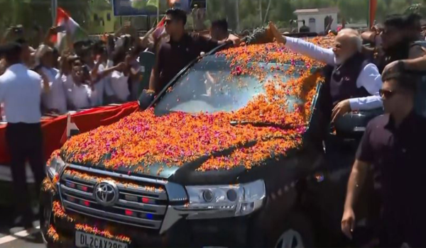 PM Modi holds roadshow in Saharanpur ahead of Delhi-Dehradun Economic Corridor inauguration