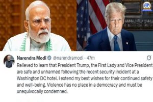 PM Modi Expresses Relief Over Safety of US President Trump, Condemns Violence After Washington DC Incident