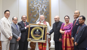 प्रधानमंत्री नरेन्‍द्र मोदी ने श्रीराम कॉलेज ऑफ कॉमर्स के प्रशासनिक निकाय प्रतिनिधिमंडल से की मुलाकात