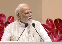 PM addresses Nari Shakti Vandan Sammelan, stressing need to provide reservation for women in democratic structure