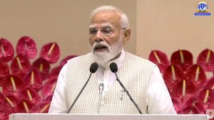 PM addresses Nari Shakti Vandan Sammelan, stressing need to provide reservation for women in democratic structure