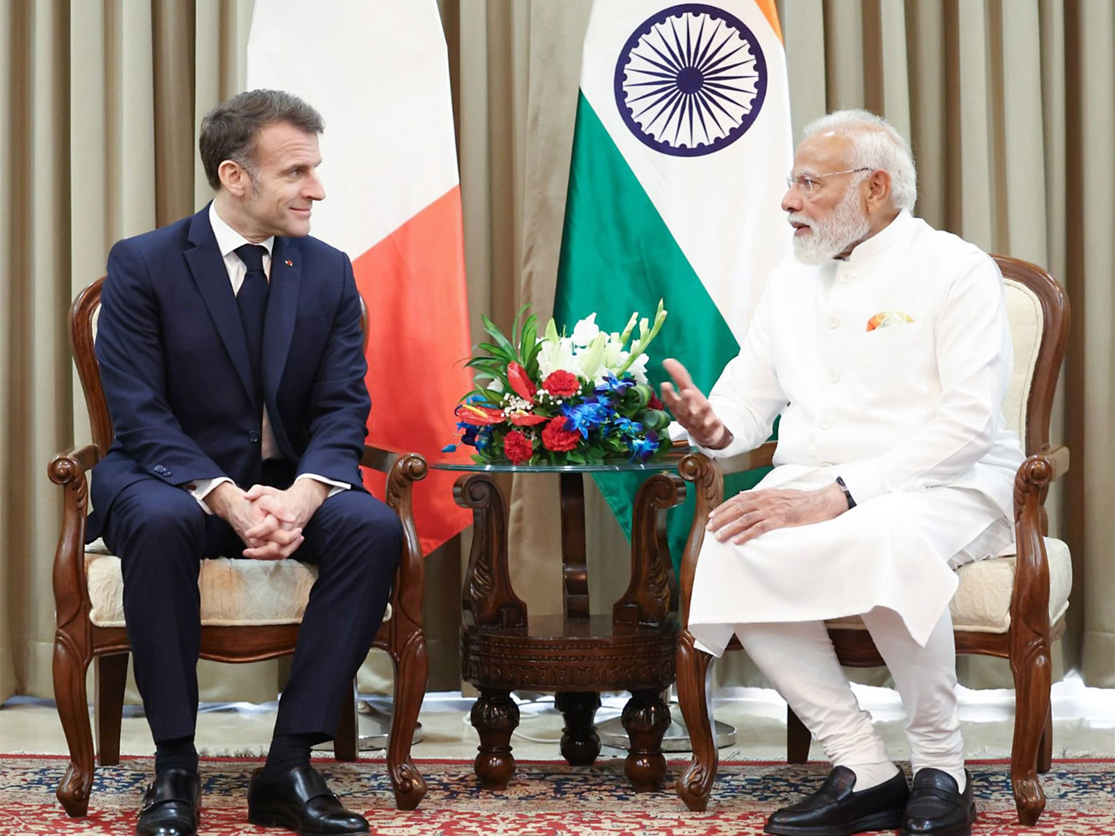 PM Modi and French President discuss West Asia conflict; Agree on need to restore freedom of navigation in Strait of Hormuz.