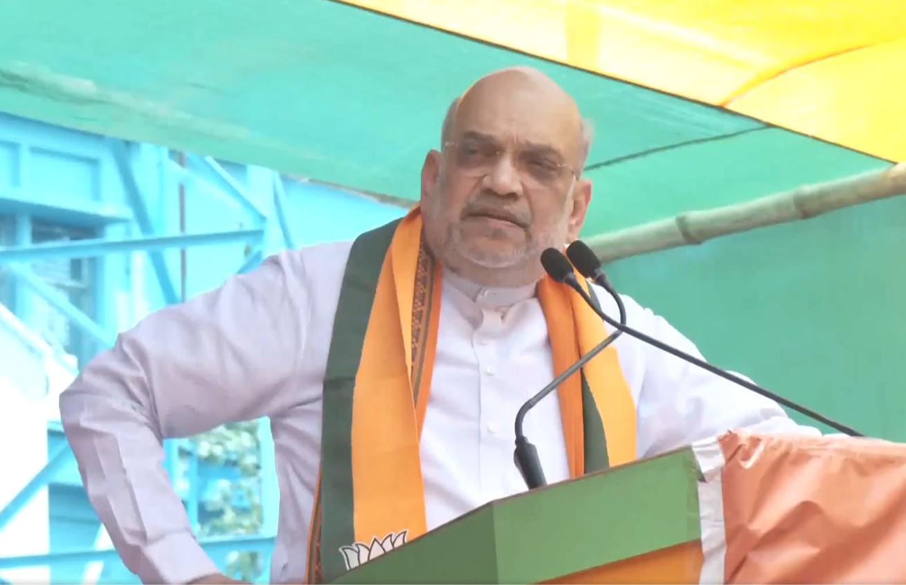 Union Minister Amit Shah calls for Parivartan (change) in West Bengal