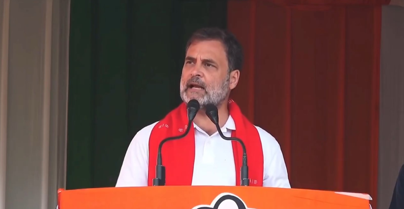 Congress leader Rahul Gandhi promises to implement Article 244(a) in Karbi Anglong if his party returns to power 