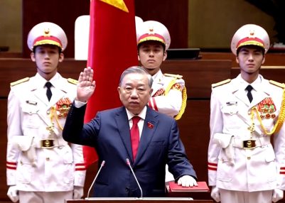Vietnam’s Communist Party’s Secretary General, To Lam, unanimously elected by parliament as country’s president