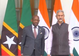 EAM Dr S Jaishankar meets with Minister of Foreign Affairs of St. Kitts & Nevis, Dr. Denzil L. Douglas