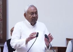 PM Modi congratulates JDU National President Nitish Kumar on taking oath as Member of Rajya Sabha