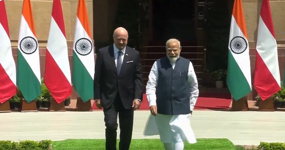 PM Modi holds talks with Austrian Chancellor Christian Stocker in New Delhi