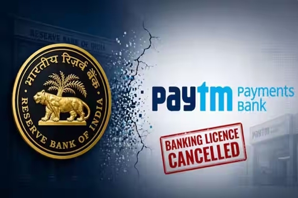 Reserve Bank of India Cancels Banking Licence of Paytm Payments Bank