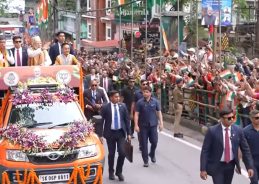 PM Modi holds grand roadshow at Gangtok