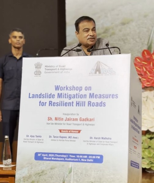 Transport Minister Nitin Gadkari emphasizes need for climate-resilient road infrastructure in fragile Himalayan region