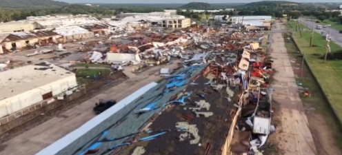Severe thunderstorms in Texas leave trail of destruction