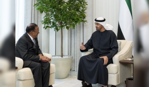 यूएई के राष्ट्रपति मोहम्मद बिन जायद अल नाहयान से एनएसए अजीत डोभाल ने की मुलाकात