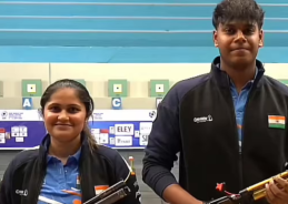 ISSF World Cup: Indian shooters Palak, Mukesh win Gold medal in 10-metre air pistol mixed team event