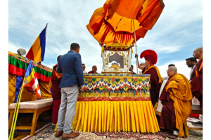 Sacred relics of Lord Buddha arrives in Ladakh for Public exposition