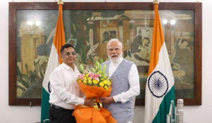 প্রধানমন্ত্রী নরেন্দ্র মোদী আজ নীতি আয়োগের নবনিযুক্ত সদস্য ডঃ গোবর্ধন দাসের সঙ্গে সাক্ষাৎ করেন