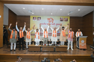 गुजरात में 15 नगर निगमों में भाजपा की जीत, मोरबी और पोरबंदर में सभी 52 सीटों पर कब्जा