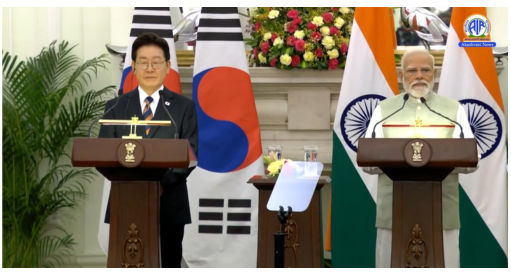 India and South Korea sign four MOUs in various fields
