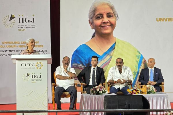 Finance Minister Sitharaman Inaugurates New Indian Institute of Gems & Jewellery in Udupi