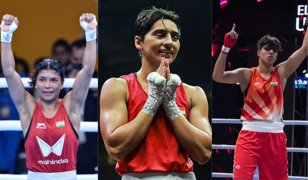 एशियाई मुक्केबाजी चैंपियनशिप में निकहत ज़रीन, प्रिया और प्रीति पवार महिला सेमीफाइनल में पहुंचे