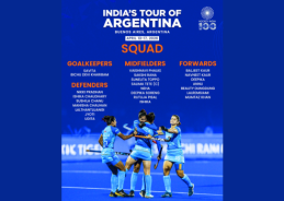 Indian Women’s Hockey Team Announces 24-Member Squad for Argentina Tour