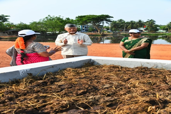 Andhra Pradesh CM Chandrababu Naidu Reviews ‘Jaladhara–Jalaharati’ Water Conservation Programme