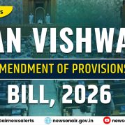 Current Affairs : Jan Vishwas (Amendment of Provisions) Bill, 2026
