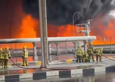 Drone Strikes Hit Kuwait Airport Fuel Tanks, Bahrain Facility; Saudi Intercepts Drones