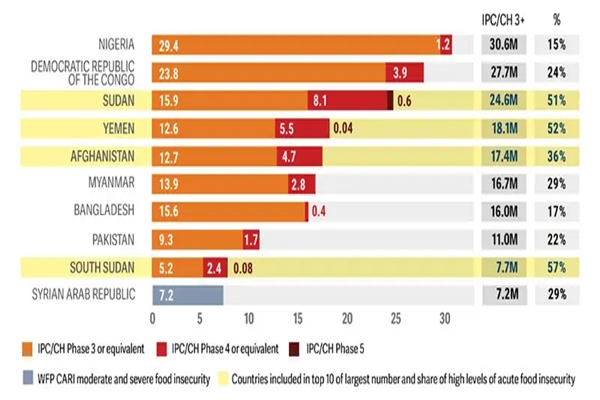 Pakistan Ranked Among Top 10 Countries Facing Acute Hunger in Global Food Crises Report