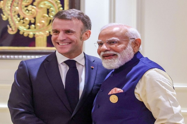 फ्रांस के राष्ट्रपति मैक्रों ने पश्चिम एशिया की स्थिति पर प्रधानमंत्री मोदी से फोन पर की बात