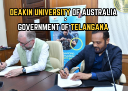 Deakin University of Australia and Telangana government sign MoU to advance artificial intelligence