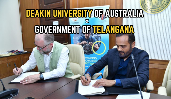 Deakin University of Australia and Telangana government sign MoU to advance artificial intelligence