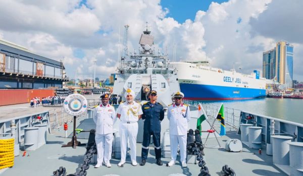 Indian Navy’s frontline warship INS Trikand calls at Dar es Salaam, Tanzania