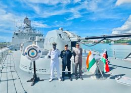 Indian Navy’s frontline warship INS Trikand arrives in Kenya 