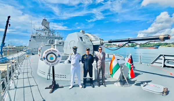 Indian Navy’s frontline warship INS Trikand arrives in Kenya 
