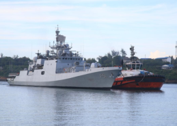 INS Trikand concludes her port call at Mombasa in Kenya