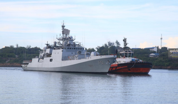 INS Trikand concludes her port call at Mombasa in Kenya