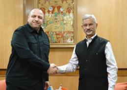 EAM Jaishankar meets Secretary of National Security and Defence Council of Ukraine Rustem Umerov