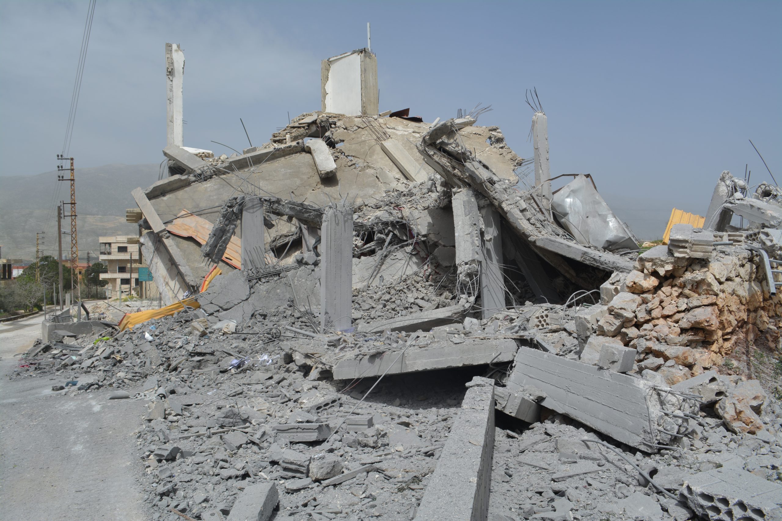 Israeli strikes hit several commercial and residential areas in central Beirut, Lebanon