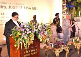 Justice Lisa Gill sworn in as Chief Justice of Andhra Pradesh High Court