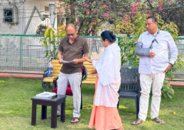 Meira Paibi representatives submit memorandum on violence concerns to Manipur CM Khemchand Singh