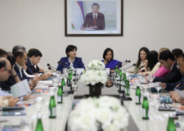 MEA Secretary Neena Malhotra delivers keynote address at Tashkent State University of Oriental Studies