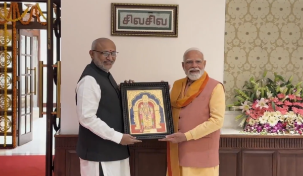 PM Modi extends Puthandu and Baisakhi greetings during meeting with Vice President
