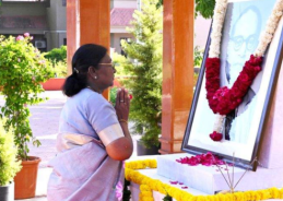 President Murmu and national leaders pay tribute to Dr B R Ambedkar on birth anniversary