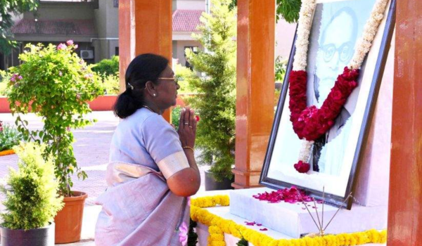 President Murmu and national leaders pay tribute to Dr B R Ambedkar on birth anniversary