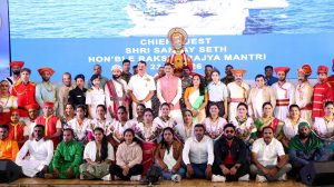 Minister of State for Defence Sanjay Seth attends Naval Civilian Function 2026 in New Delhi