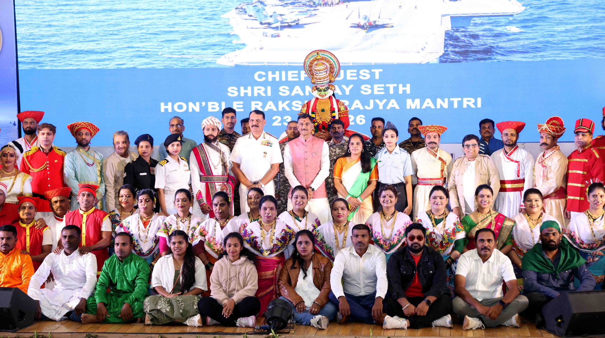 Minister of State for Defence Sanjay Seth attends Naval Civilian Function 2026 in New Delhi